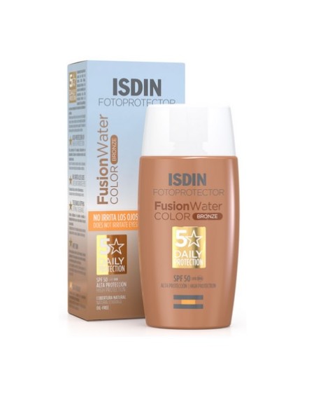 FOTOPROTECTOR ISDIN SPF 50 FUSION WATER COLOR 1 ENVASE 50 ML BRONZE