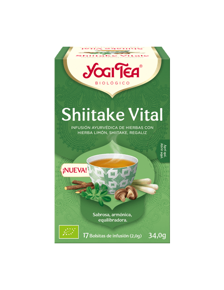 YOGI TEA SHIITAKE VITALE 17 BOLSITAS
