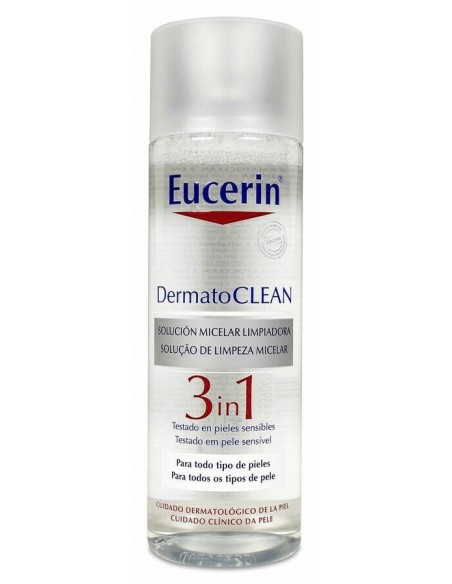 EUCERIN DERMATOCLEAN 3 EN 1 SOL MICELAR LIMPIADORA 1 ENVASE 200 ML