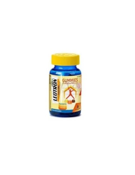 LEOTRON GUMMIES 60 CARAMELOS DE GOMA MASTICABLES SABOR LIMON NARANJA Y COLA