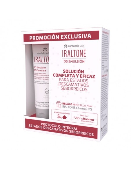 IRALTONE DS CREMA NORMALIZANTE ANTI-ESCAMAS 30 ML REGALO  MINITALLA 75ML CHAMPU DS