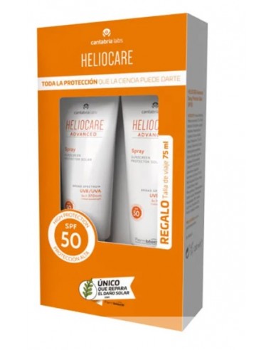 HELIOCARE PACK  SPRAY 200ML SPF50+ + 75ML REGALO
