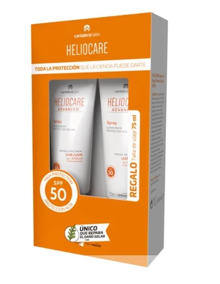 HELIOCARE PACK  SPRAY 200ML SPF50+ + 75ML REGALO