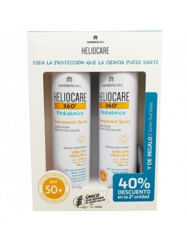 HELIOCARE PACK 360 PEDIATRICS SPRAY TRASPARENTE...
