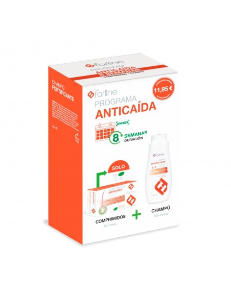 FARLINE PACK ANTICAIDA CHAMPU+COMPRIMIDOS