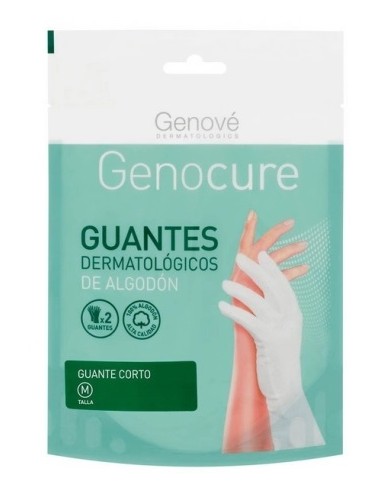 GUANTES DE ALGODÓN GENOCURE DERMATOLOGICO TALLA L