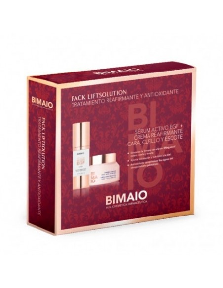 BIMAIO PACK LIFTSOLUTION CREMA REAFIRMANTE CUELLO Y ESCOTE EXPERT 50 ML  SERUM ACTIVO EGF 30 ML