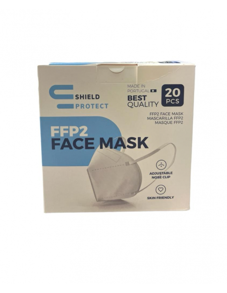 MASCARILLA FFP2  SHIELD PROTECT  20 UNIDADES INDIVIDUALES