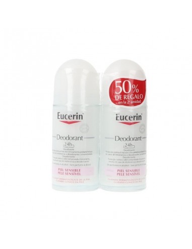 DUPLO EUCERIN DEODORANT 24H ROLL-ON PIEL...