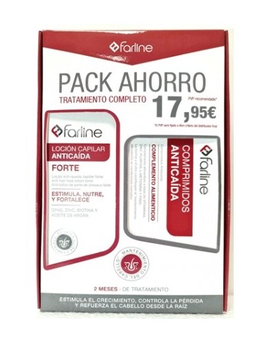 FARLINE PACK ANTICAIDA LOCIÓN+COMPRIMIDOS