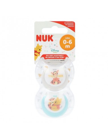 CHUPETE LATEX NUKETE DISNEY T-1 N 2 UNIDADES