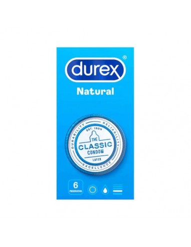 DUREX NATURAL PLUS 6 PRESERVATIVOS