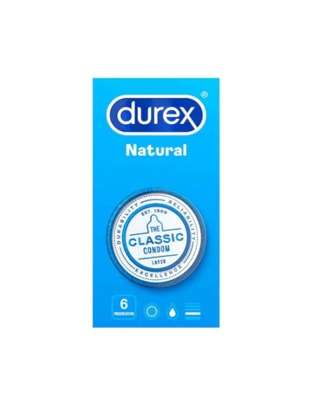 DUREX NATURAL PLUS 6 PRESERVATIVOS