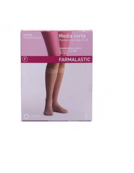 MEDIA CORTA (A-D) COMP FUERTE FARMALASTIC T- REINA PLUS