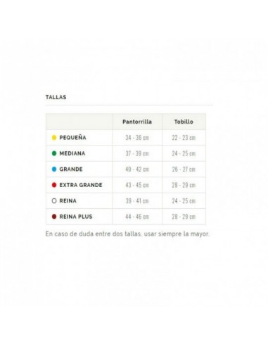 MEDIA CORTA (A-D) COMP FUERTE FARMALASTIC...