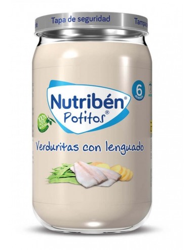 NUTRIBEN VERDURITAS CON LENGUADO POTITO 235 G