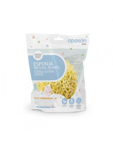 ESPONJA INFANTIL NATURAL APOSAN