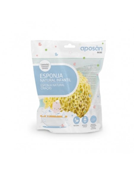 ESPONJA INFANTIL NATURAL APOSAN