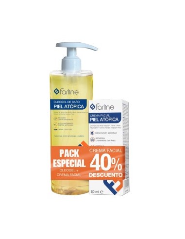 PACK FARLINE OLEOGEL 500ML+ FACIAL ATOPIA 50ML