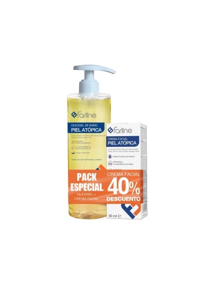 PACK FARLINE OLEOGEL 500ML+ FACIAL ATOPIA 50ML