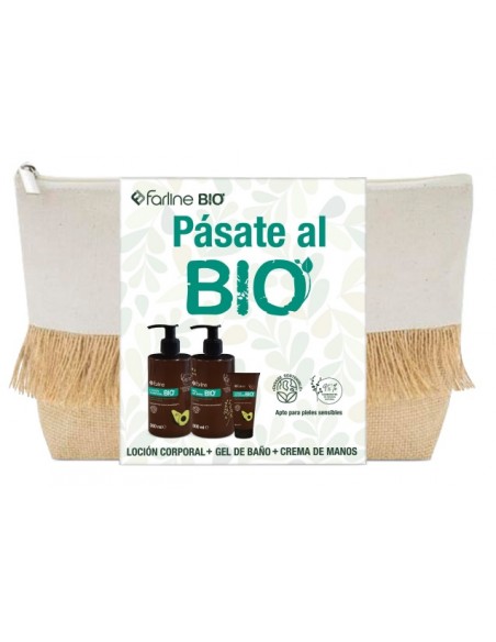 NECESER FARLINE BIO LOCIÓN CORPORAL+ GEL DE BAÑO+ CREMA DE MANOS