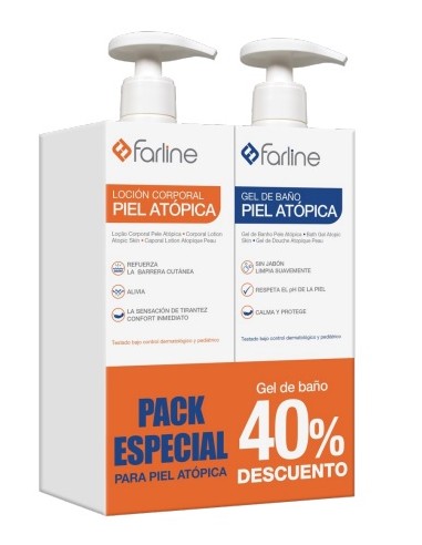 FARLINE PACK ATOPIA GEL 500ML + LOCION 50ML