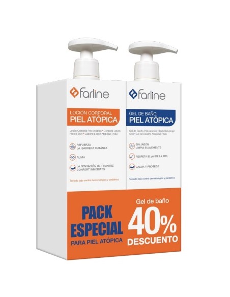 FARLINE PACK ATOPIA GEL 500ML + LOCION 50ML