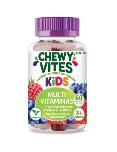 CHEWY VITES PLUS MULTIVITAMINA 60 UNIDADES