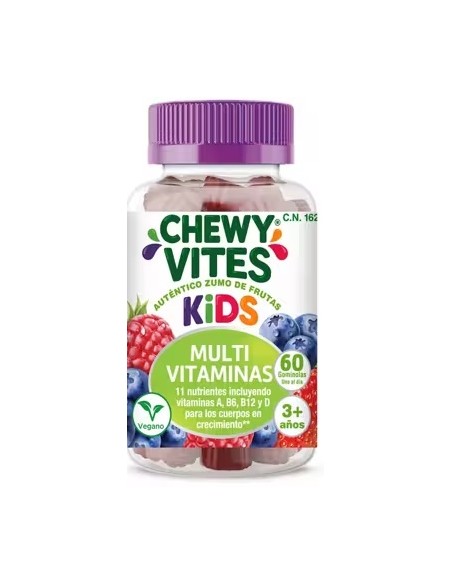 CHEWY VITES PLUS MULTIVITAMINA 60 UNIDADES