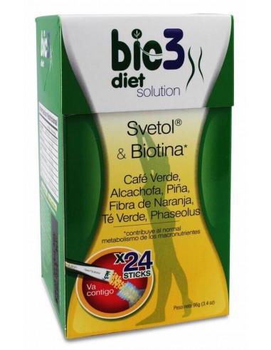 BIE3 DIET SOLUTION STICK SOLUBLE 4 G 24 UNIDADES