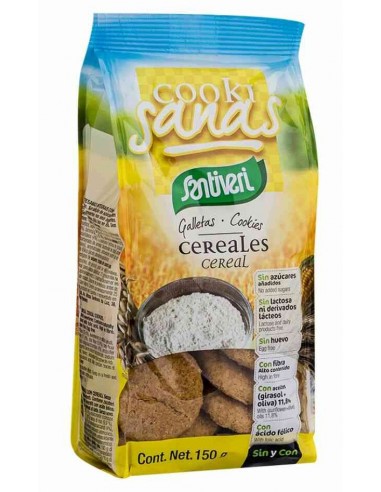 GALLETAS COOKISANAS CEREALES SANTIVERI 150G