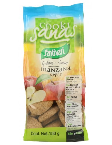 GALLETAS COOKISANAS MANZANA 150G