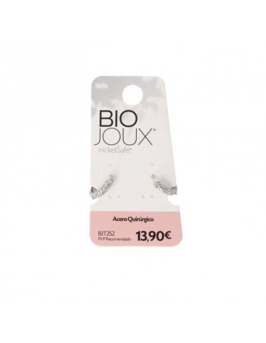 PENDIENTES BIJOUX ARO AMBAR Y PICOS 14MM