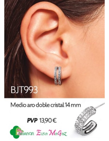 PENDIENTES BIOJOUX ACERO QUIRÚRGICO 316L MEDIO...