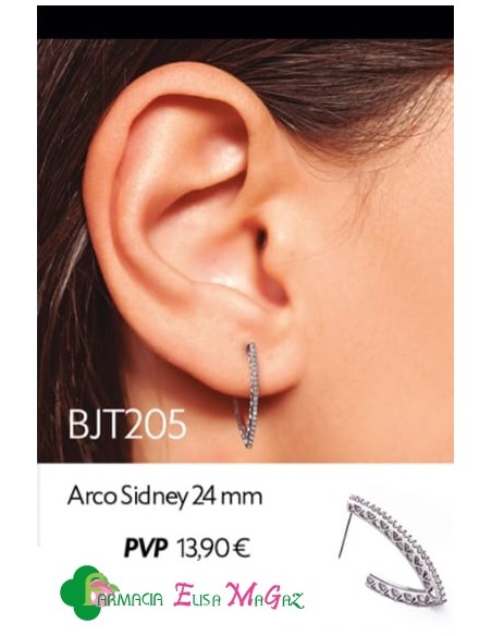 PENDIENTES BIOJOUX ACERO QUIRÚRGICO 316L ARCO SIDNEY 24MM