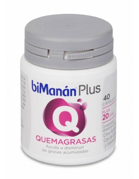 BIMANAN PLUS Q QUEMAGRASAS 40 CAPS