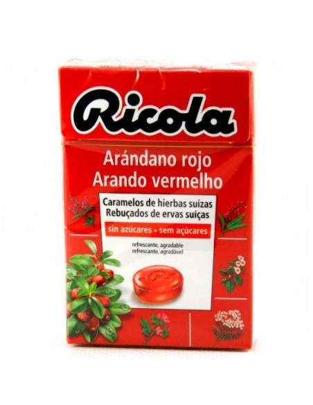 RICOLA CARAMELOS SIN AZUCAR ARANDANO 50 G