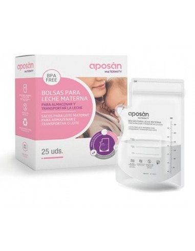 BOLSAS PARA LECHE MATERNA APOSAN MATERNITY 25...