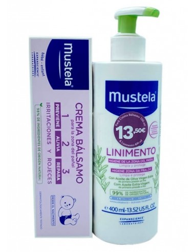 MUSTELA LINIMENTO 400ML + CREMA BALSAMO 100ML