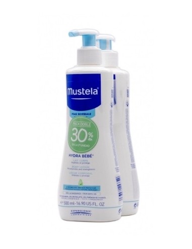 MUSTELA PACK DUPLO HIDRABEBE 2X500ML