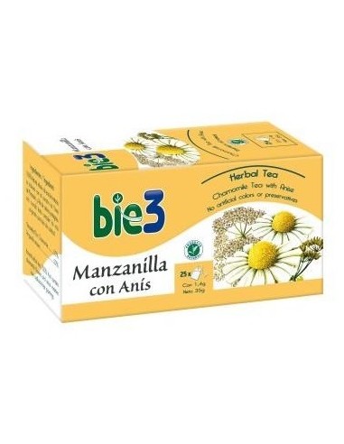 BIO3 MANZANILLA CON ANIS 14 G 25 FILTROS