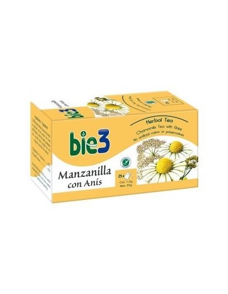 BIO3 MANZANILLA CON ANIS 14 G 25 FILTROS