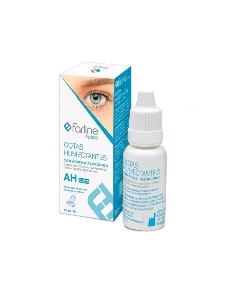 FARLINE OPTICA GOTAS HUMECTANTES 02 HIALURONICO GOTAS OFTALMICAS ESTERILES 15 ML