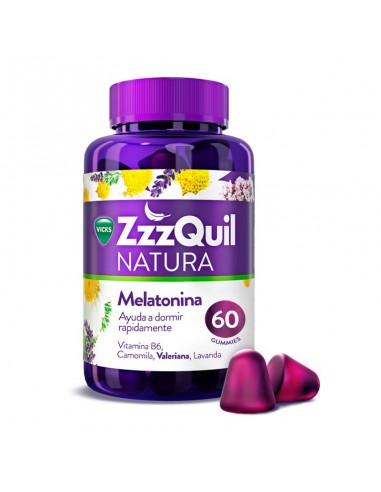 ZZZQUIL NATURA 60 GOMINOLAS