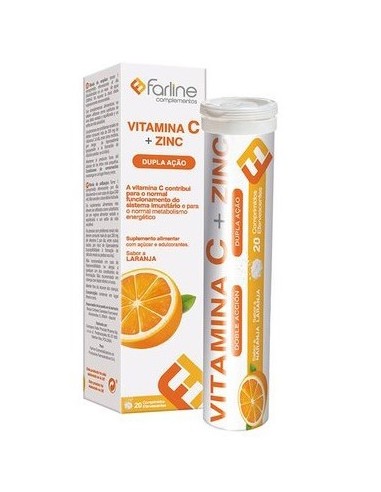 FARLINE COMPLEMENTOS VITAMINA C Y ZINC 20...