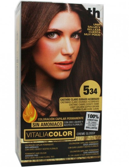 TH PHARMA VITALIA COLOR  534 CASTANO CLARO DORADO ACOBRADO