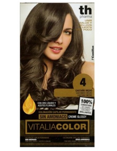 TH PHARMA TINTE  VITALIA COLOR  N 4 CASTANO MEDIO
