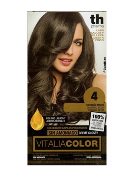 TH PHARMA TINTE  VITALIA COLOR  N 4 CASTANO MEDIO