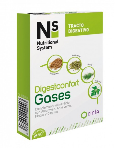 NS DIGESTCONFORT GASES 60 COMPRIMIDOS