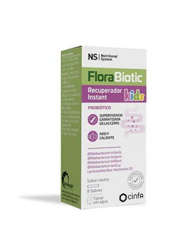NS FLORABIOTIC RECUPERADOR INSTANT KIDS 8 SOBRES